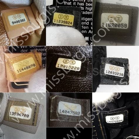 do all vintage chanel bags have serial numbers